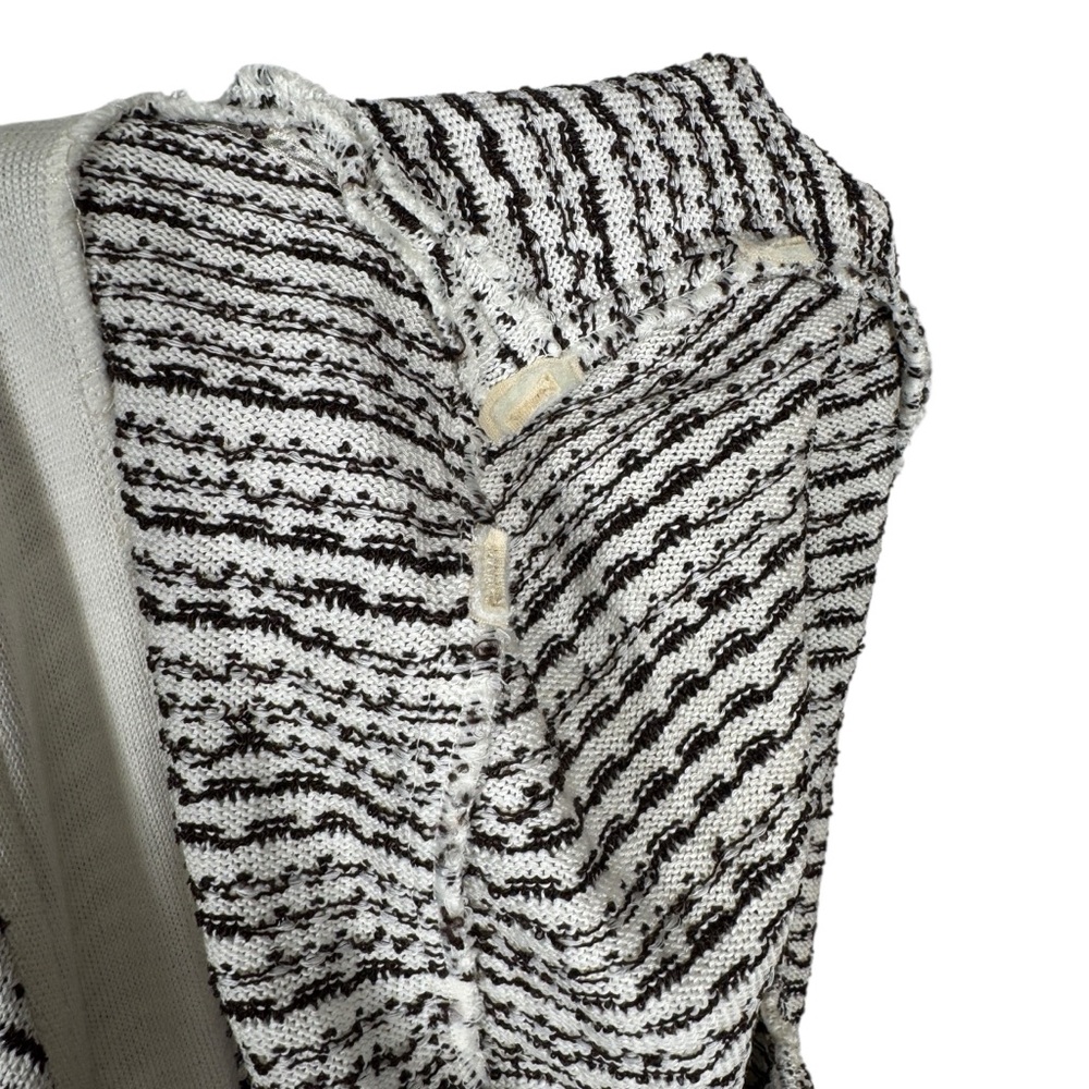 Ming Wang Textured Patterned Blazer Jacket, Size M - image 8